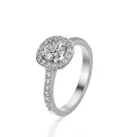 Pierścionek zaręczynowy z diamentem